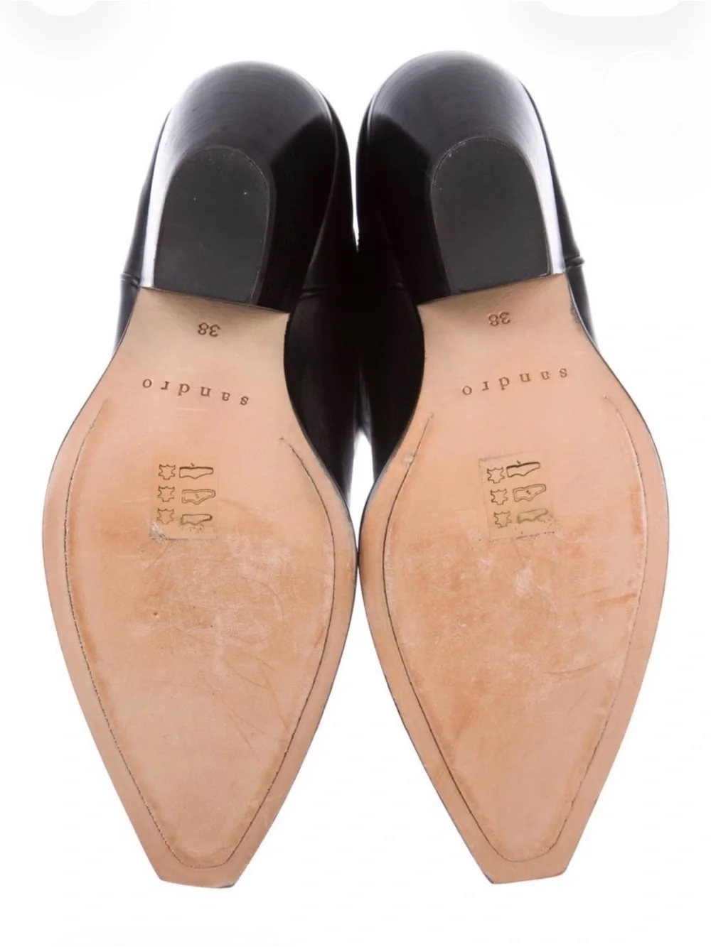 Sandro Leather Riding Boots Women's Size: 7 | FR 38